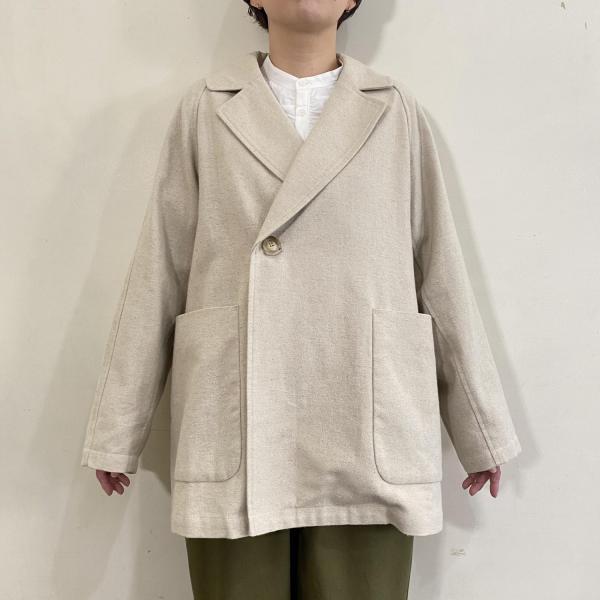 綿麻ツイル　ジャケット