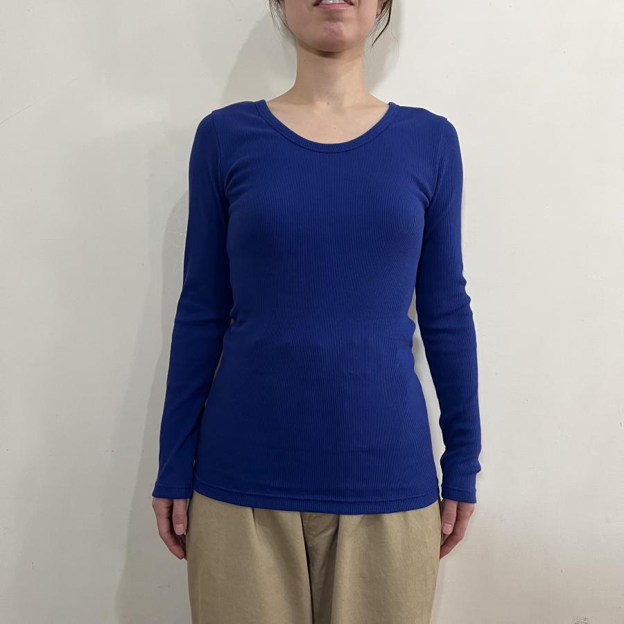 コットンテレコ　クルーネック