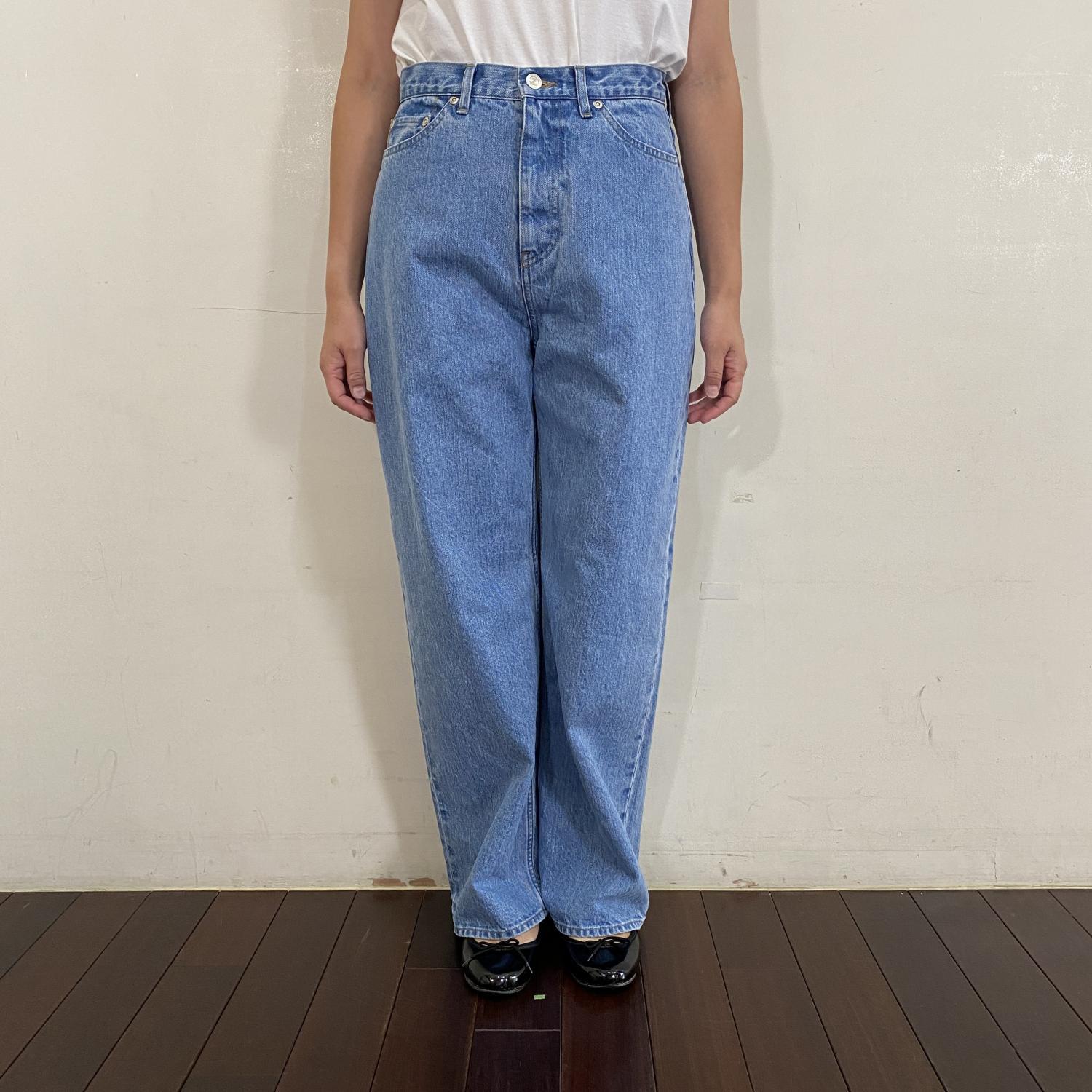 denim　ワイドストレート