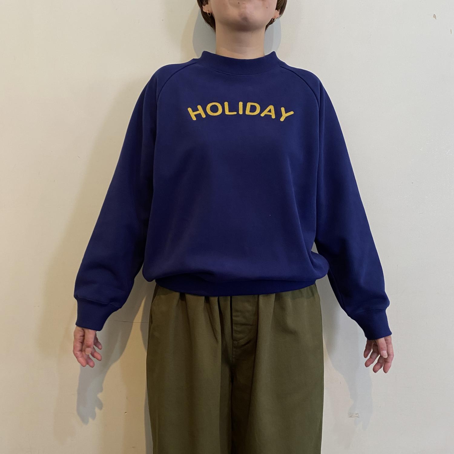 ピーチ裏毛 ロゴスウェット(HOLIDAY)